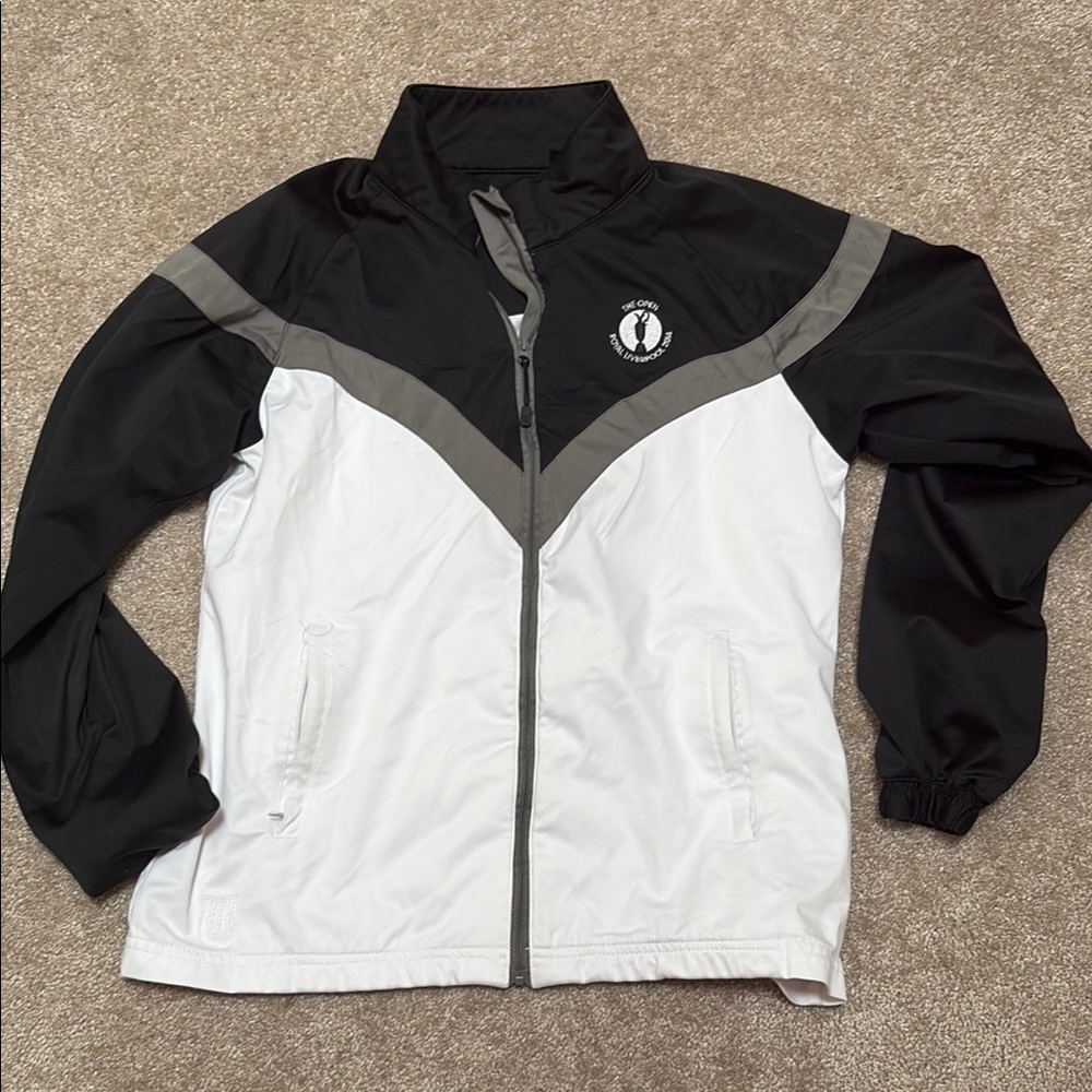 Women's Black and White British Open Jacket